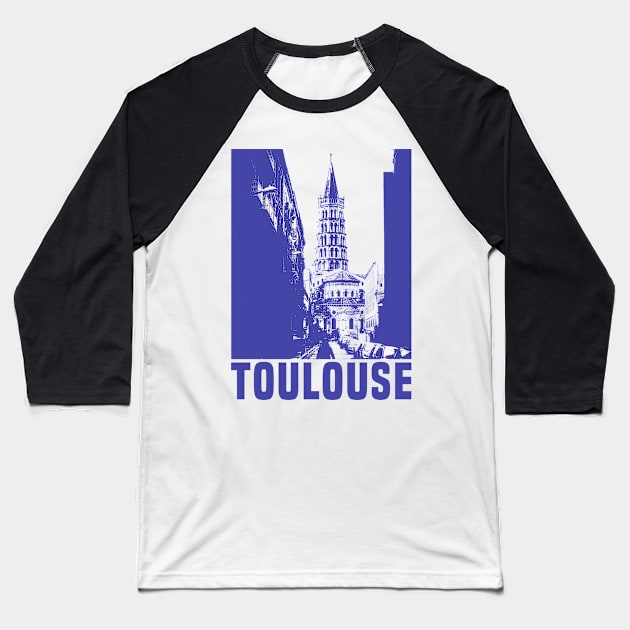 Toulouse Baseball T-Shirt by Den Vector